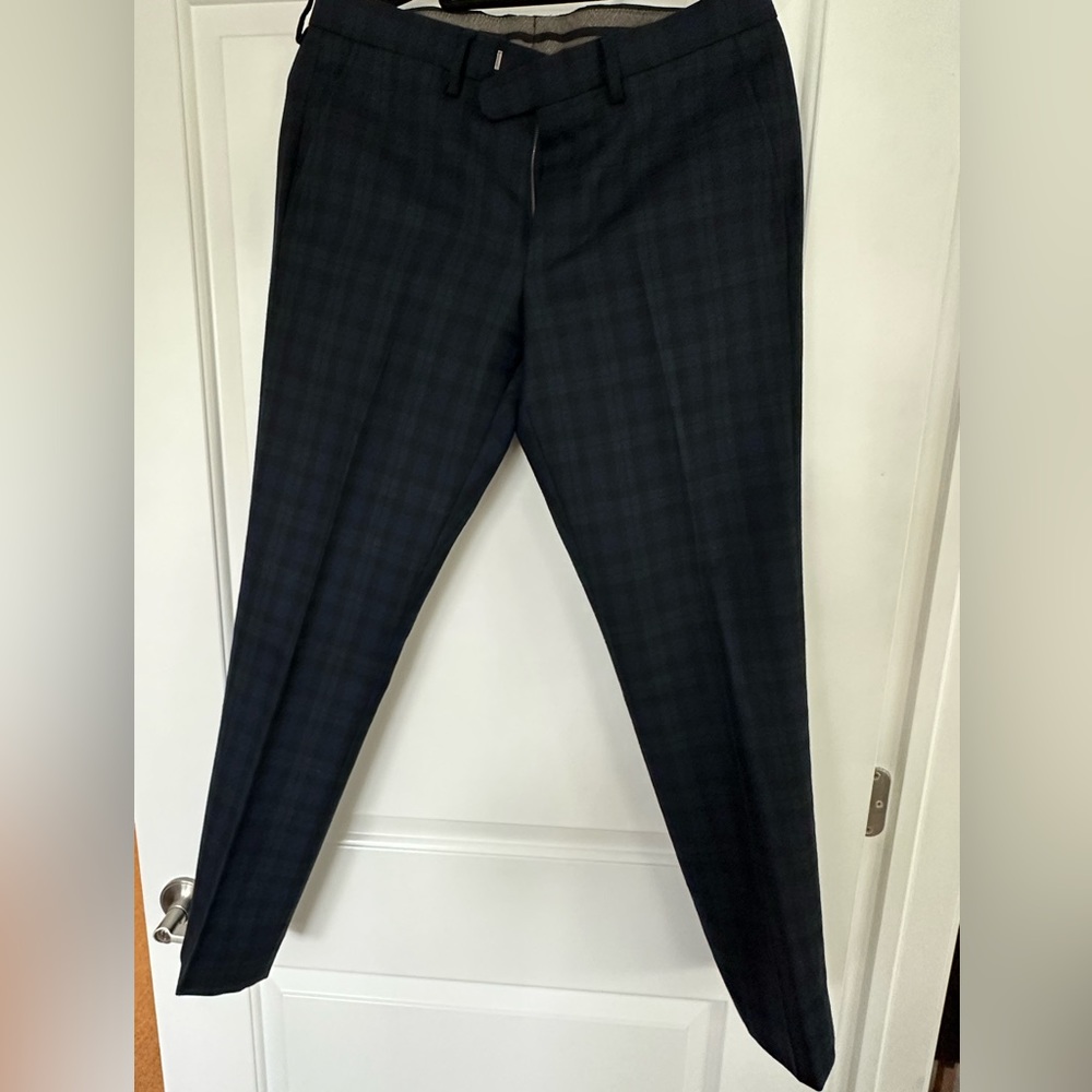 Jcrew tartan wool pants